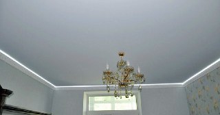 Тканевый потолок Зима, цена от 8432 руб.